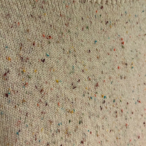 LOFT Flecked Popcorn Knit Oversized Sweater Women’s Size XS/S - Picture 6 of 9